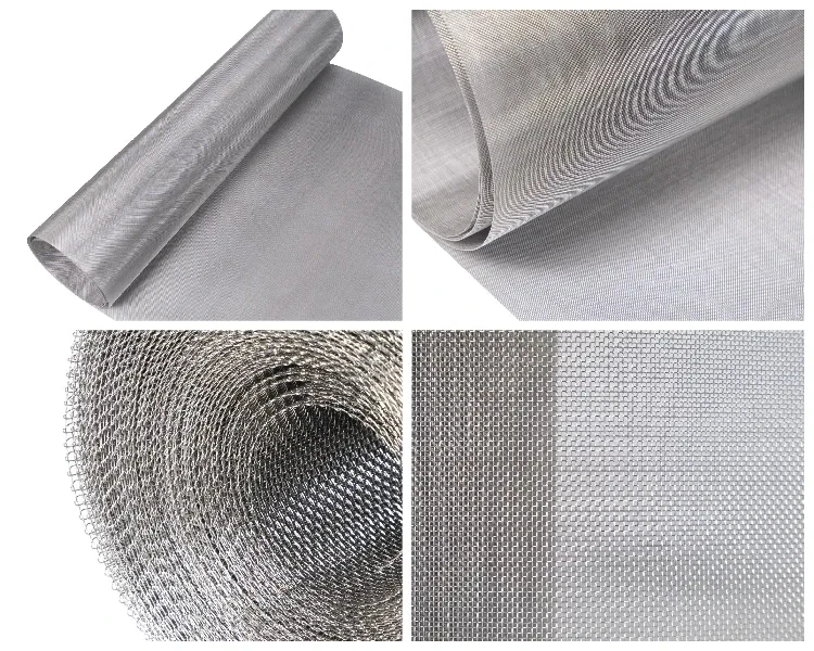 304 316 Stainless steel filter mesh screen 75 90 120 150 180 micron wire mesh