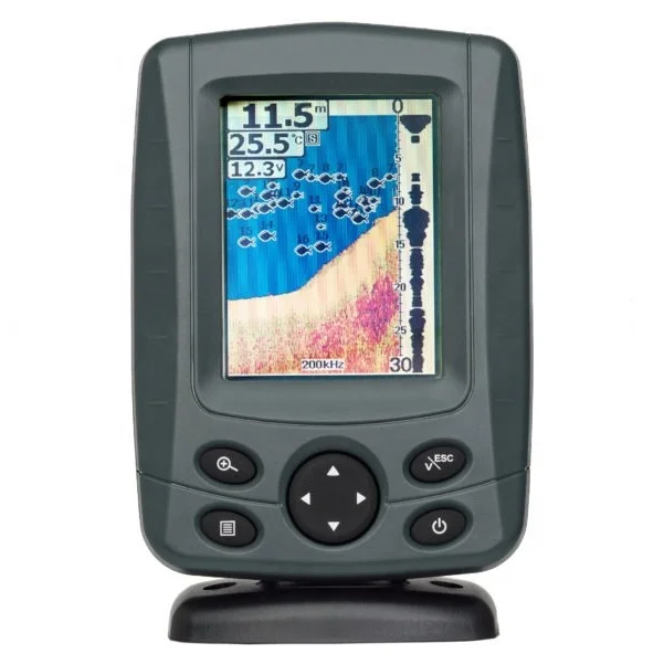 color fish finder sonar echo sounder for boat using with 3.5 inch big screen