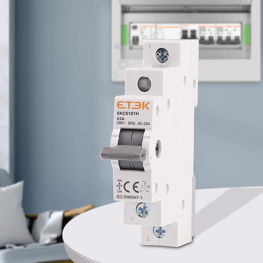 Переключатель переключения EKCS101 1P 2P 3P 4P