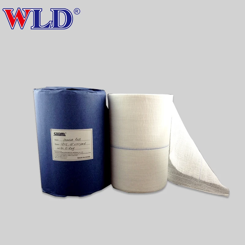 Surgical Hydrophilic Medical Cotton Absorbent Gauze Bandage Jumbo Big Roll Manufacturer Gauze Roll