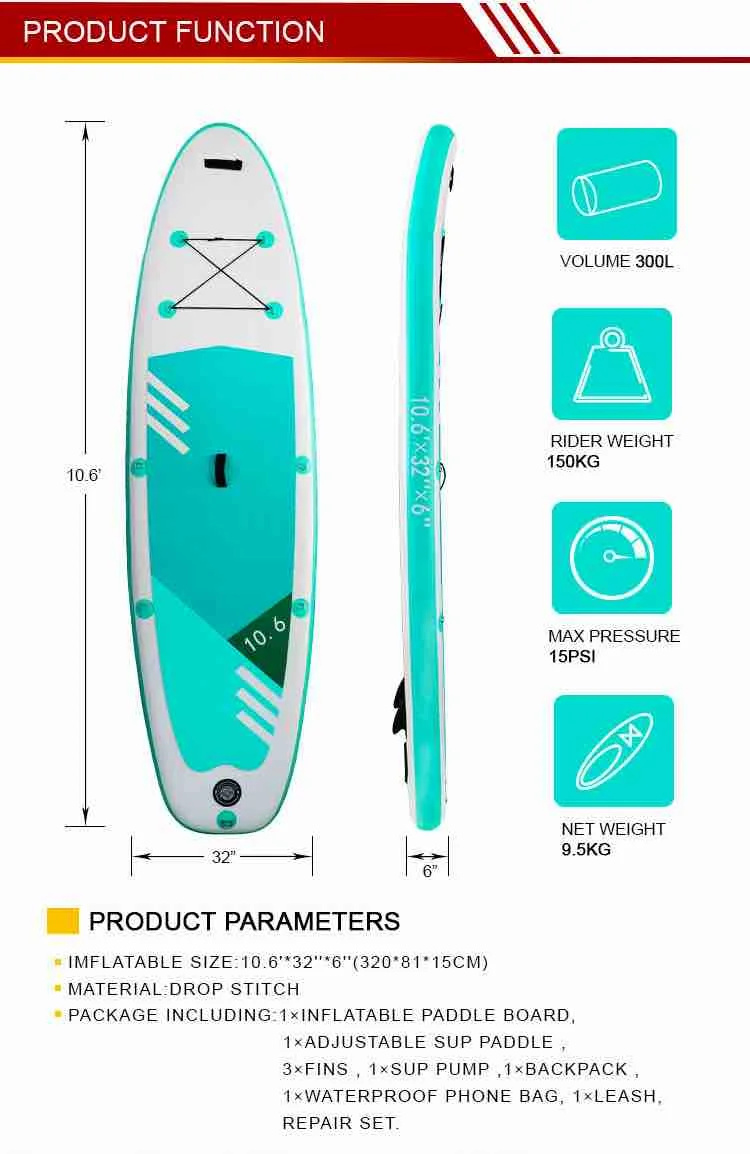 Drop Shipping Surfing Surfboard Stand up Paddle Board Inflatable sup Paddleboard Paddle Board Sup Inflatable Board Bag