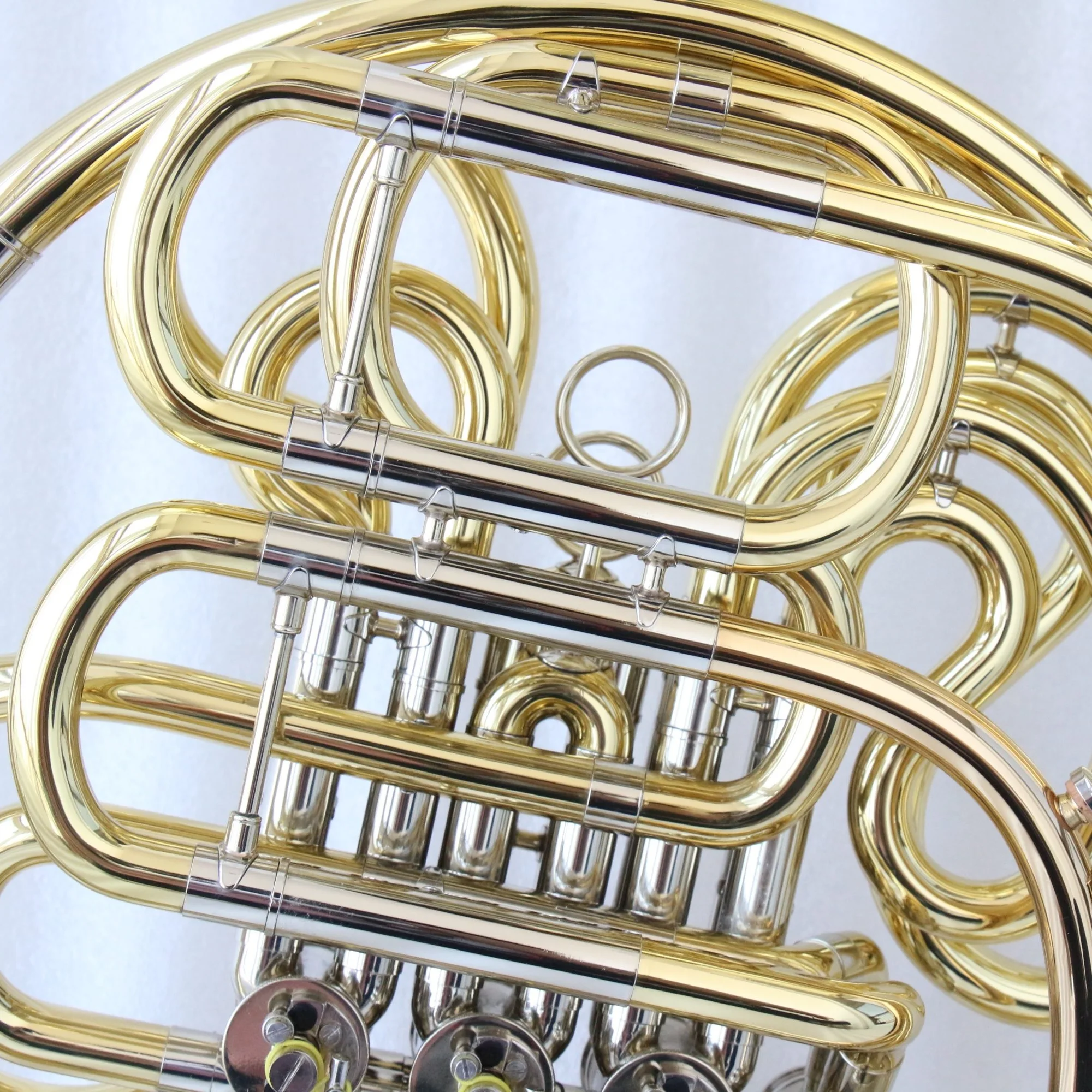 Professional Big Size Separated Bell French Horn Clear Plate BB Tone 4-Key Double French Horn Factory Price French Horn