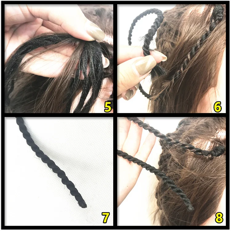 High Quality 100%Acrylic Brazilian Wool Hair Yarn For Dreadlocks