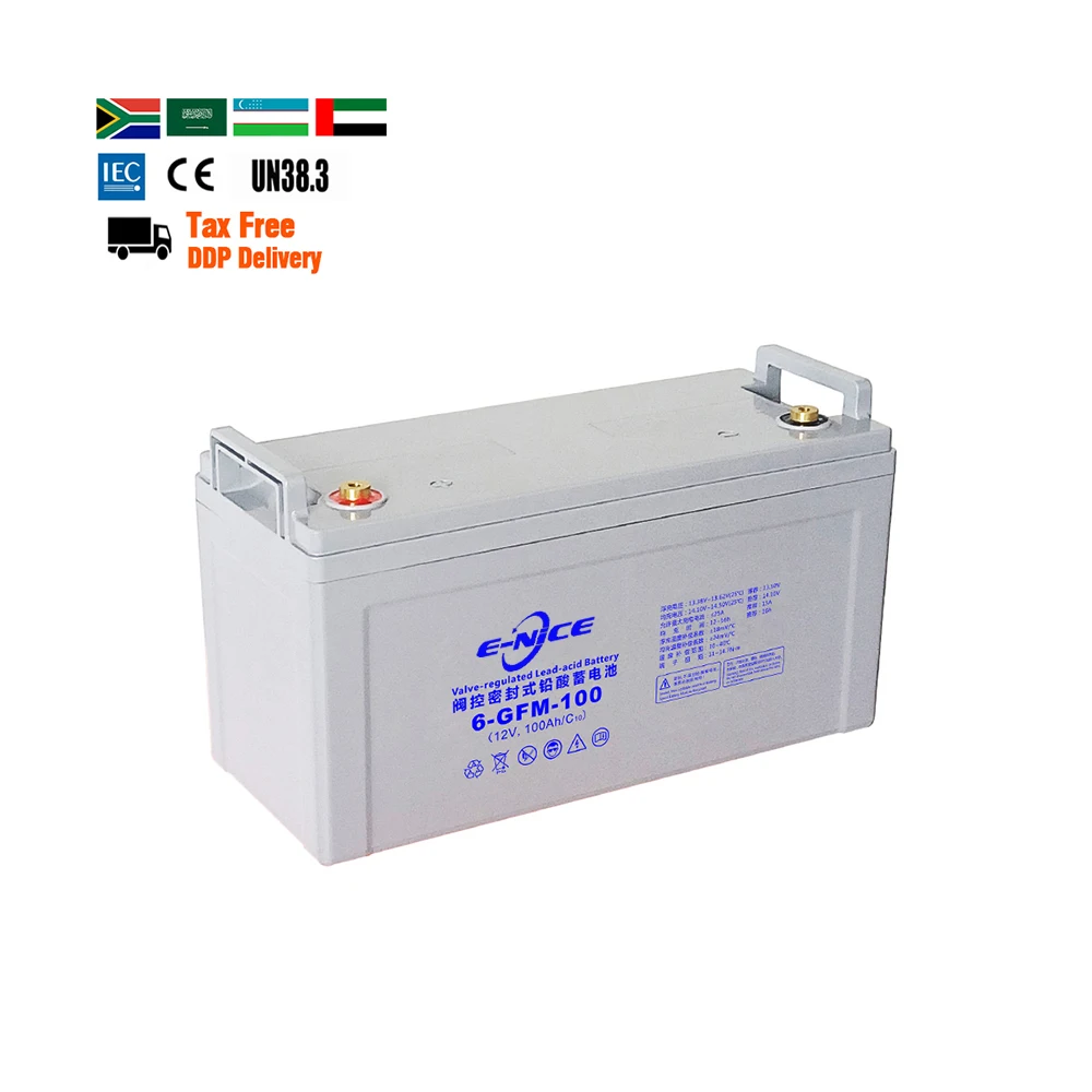 2000 циклов 50% DOD 12 В 100Ah 150Ah 200Ah батарейки AGM GFM Gel 200Amp батарея для солнечной системы