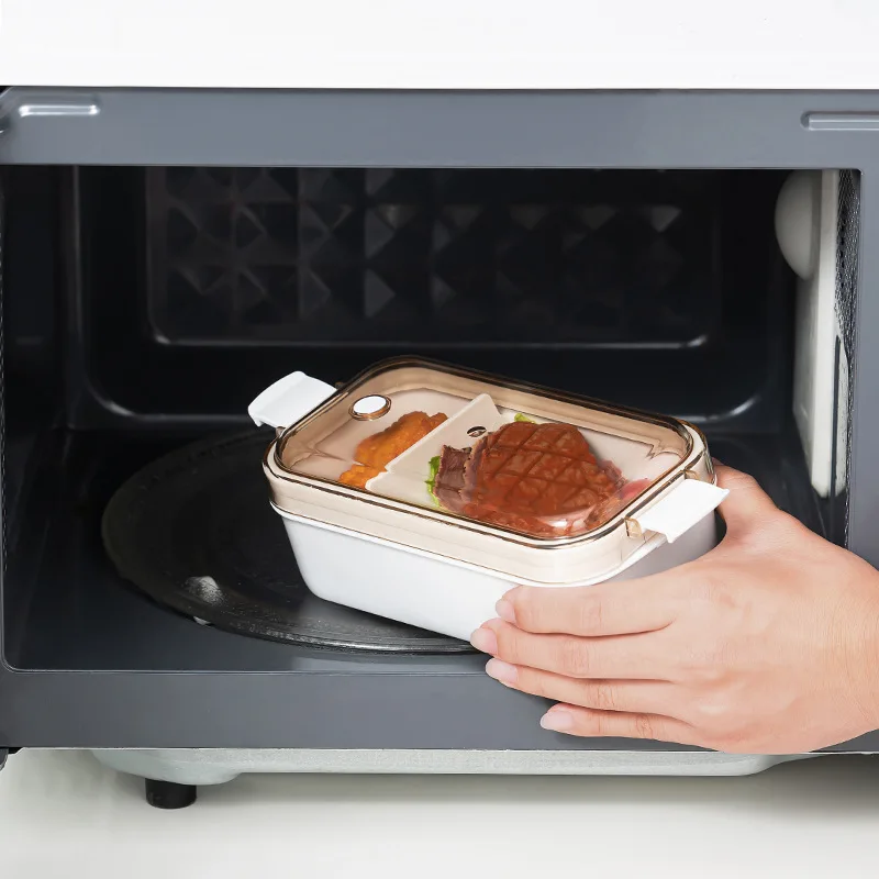 Bpa Free School Children Kid Snack Food Container Bento Foldable Silicone Lunch Box Collapsible With Lid