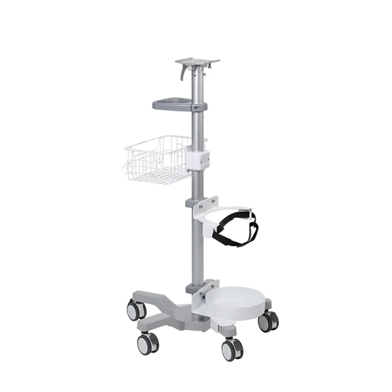 WEIYE Medical Device Cart Patients Monitor Rolling Stand Hospital Trolleys