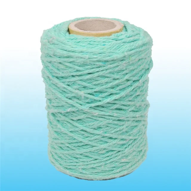 Professional Supplier Good Strength Recycled Cotton Blended Yarm Friction Spun Weaving Yarn Rope for Making Mops