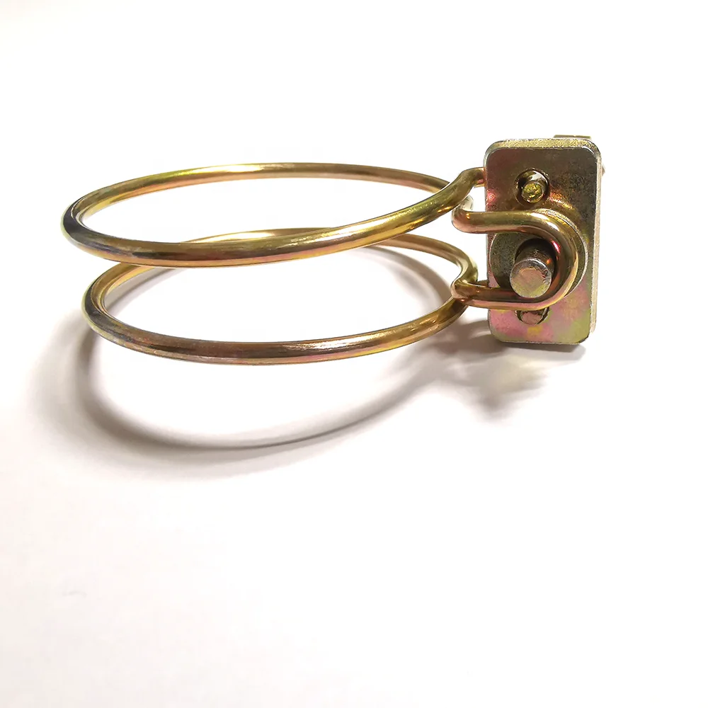 customized Double Wire pipe clamps Stainless Steel Auto Hose clip clamps