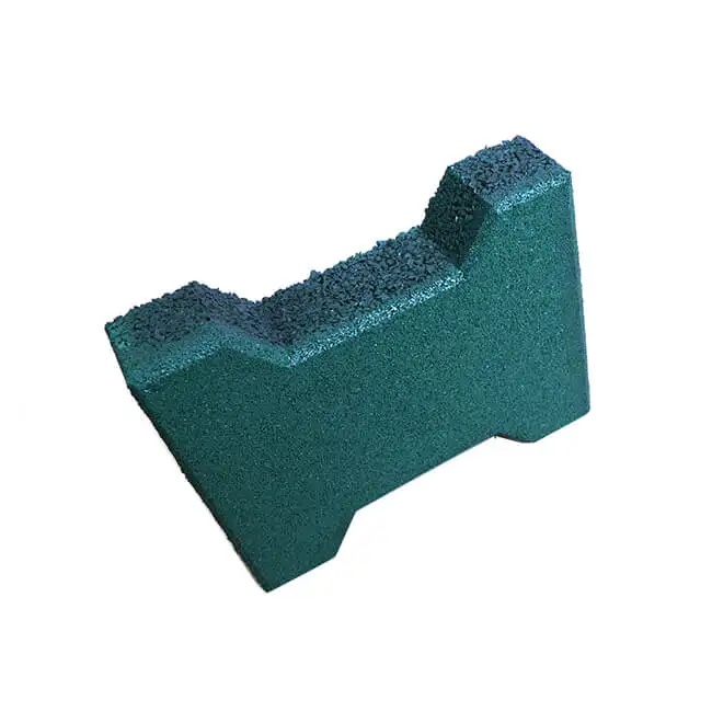 Non slip walkway horse stable dog bone rubber floor tiles