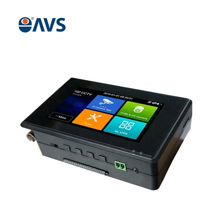 4 Inch Wrist 4K H.265 IP CVBS CVI TVI AHD 5-in-1 CCTV Tester IPC-1800ADH Plus