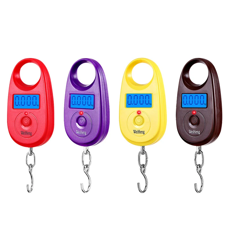 Mini Digital Scale 25Kg 5g Electronic Fishing Weight Pocket Luggage Scales Hanging Hook Mini LCD Weighing Balance