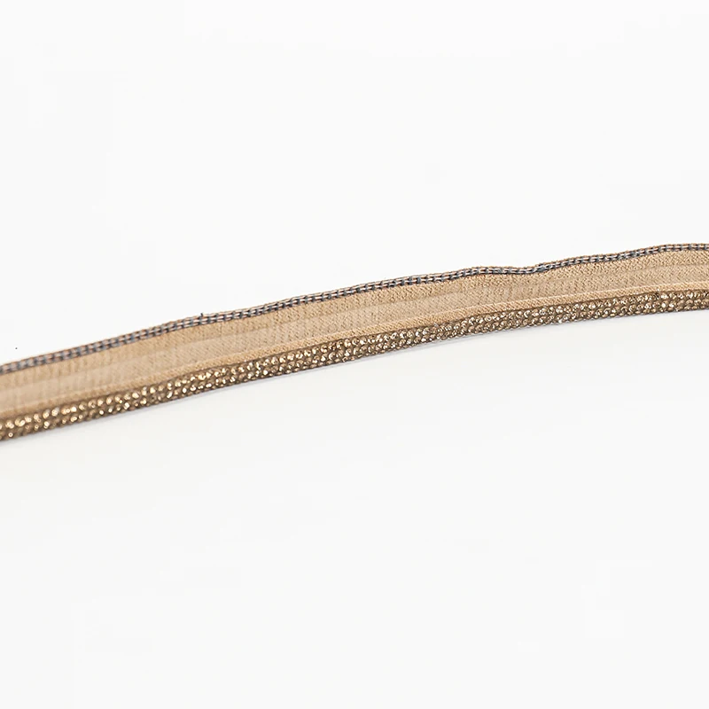 Global Best Seller SS6 Small Drill Half Rope Five Rows DIY Crystal Rhinestone Strip Clothing Shoes Hats Accessories Shoe Hooks