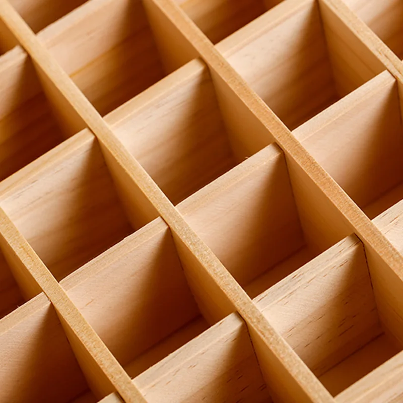 Деревянная коробка для хранения эфирных масел с логотипом на заказ