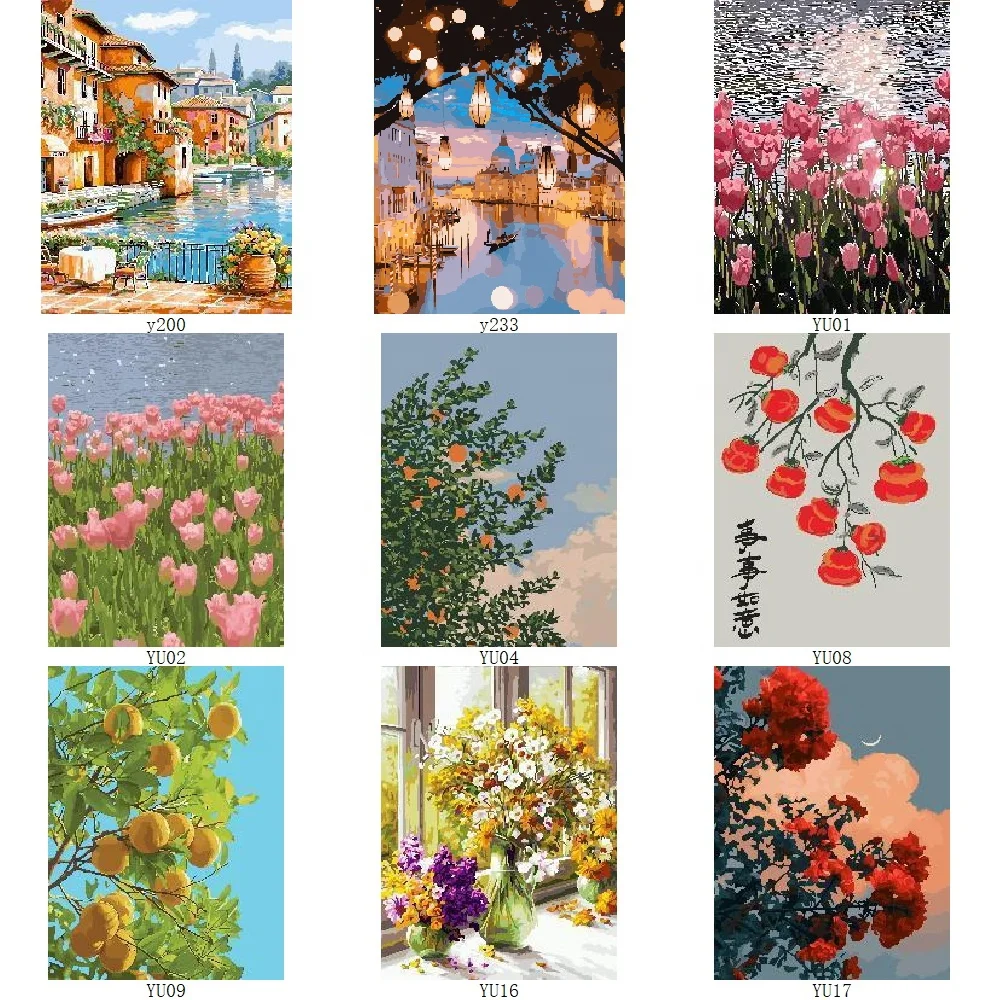 2024 New Design Rose Flower Texture Of Dreams Paint By Numbers 40 50 On Canvas For Young Adults