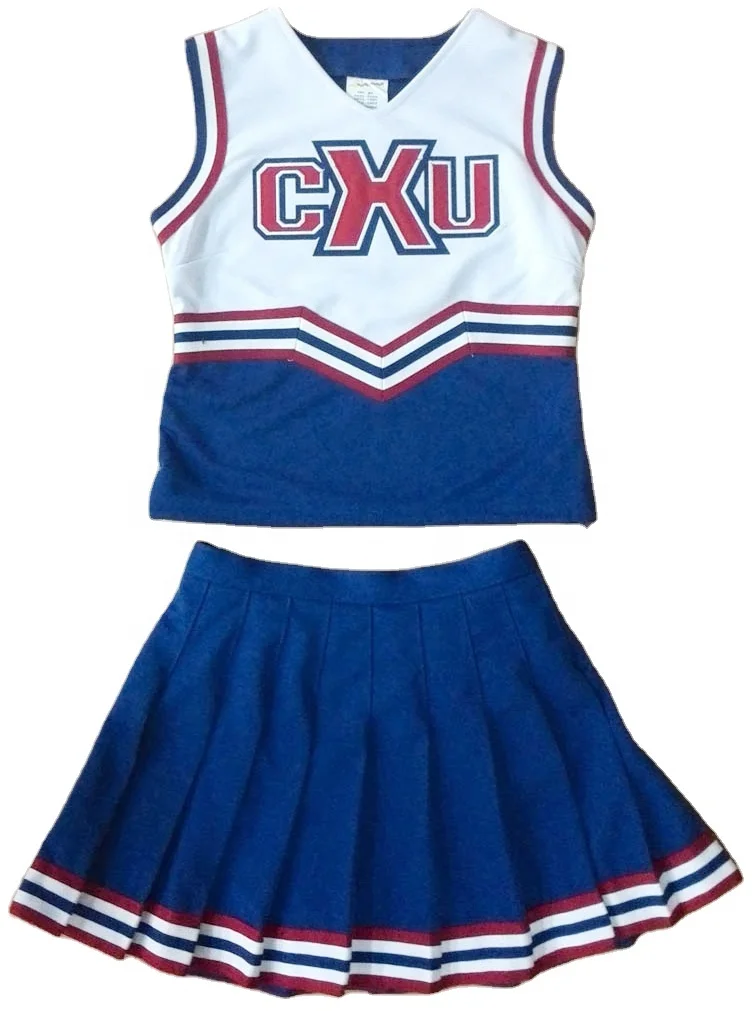 New cheerleading costumes for cheerleaders with 100% heavy polyester