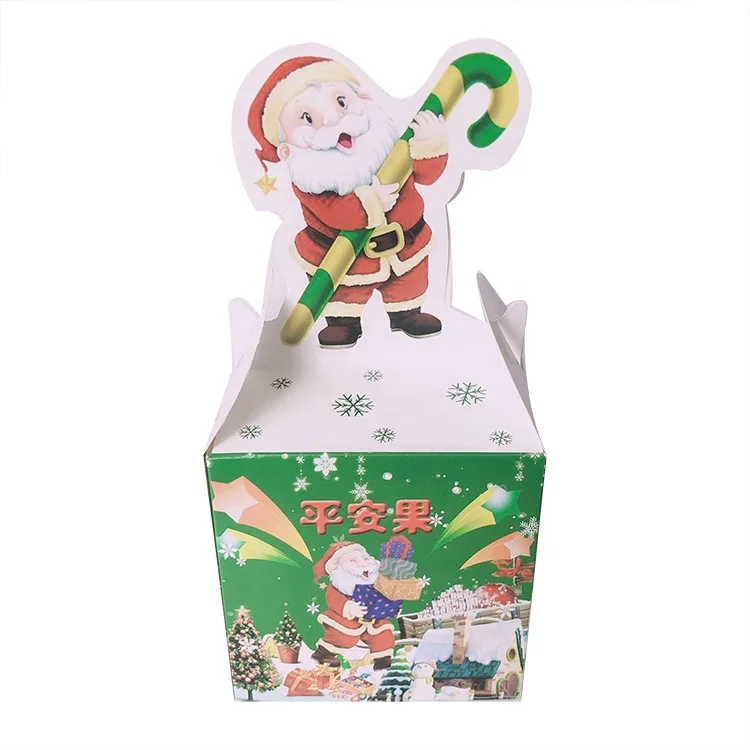 
Custom Logo personalised merry christmas paper box for apple 