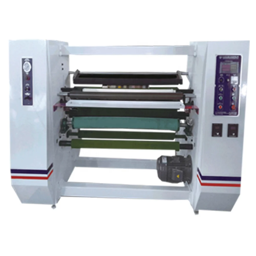 Adhesive medical tape zinc oxide cotton plaster tape jumbo roll rewinding machine