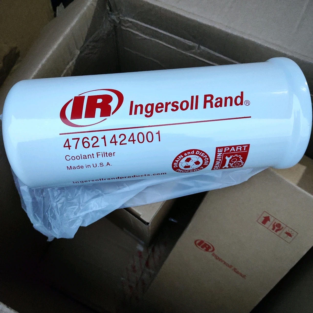 Ingersoll-Rand air compressor spare parts 48957724 High pressure oil filter high quality