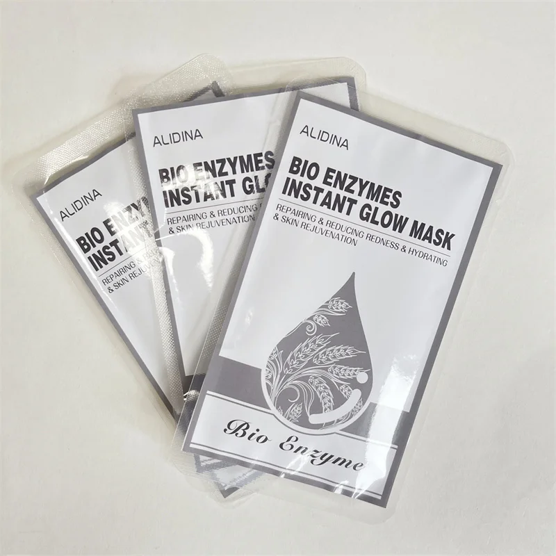 Bio Enzymes Instant Glow Mask Skin Fast Repair Mask Used After Spongilla Spicules Bio Microneedling Treatment Pure Plant Organic