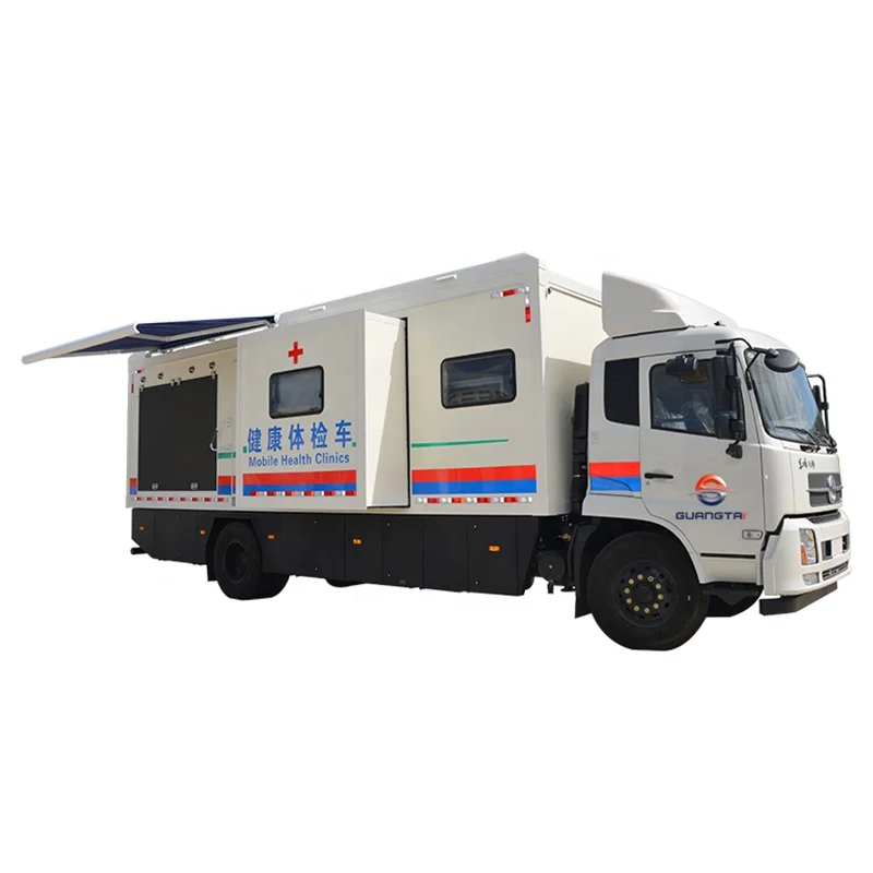 Weihai guangtai mobile medical services factory direct sale medical truck mobile health examination truck