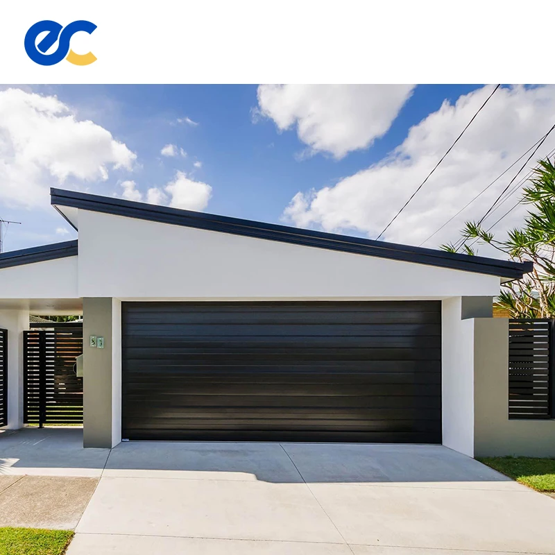 Electric roller shutter door aluminum tempered glass garage door