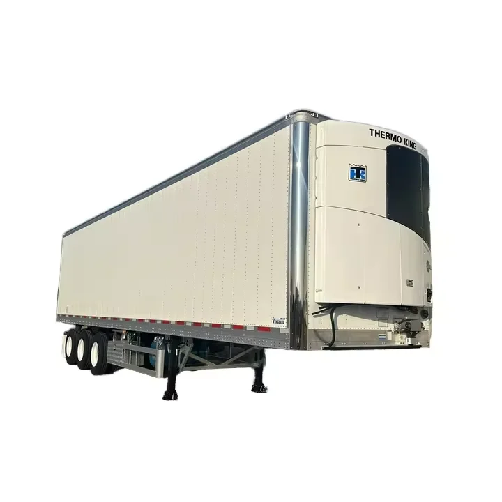 53FT CIMC VANGUARD Refrigerated Semi-Trailer Steel Truck Trailers with THERMO KING or CARRIER Cooling Machine