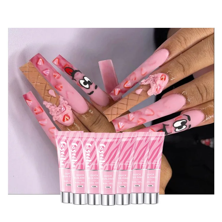 Vegan Polygels Nail Extension Kit Polygels With Drill For Beginners With Everything Nail Art Diy