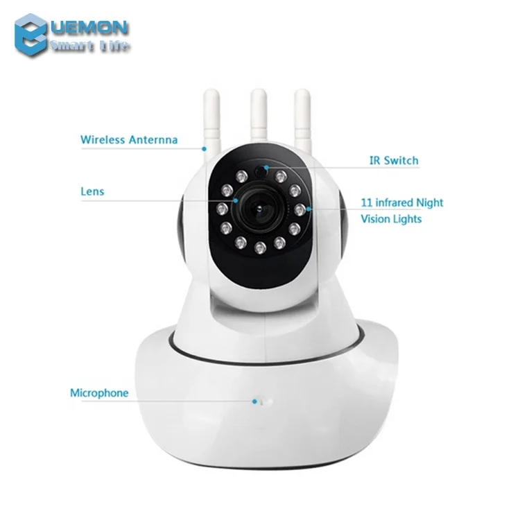 UEMON Smart home New Vision Pan/Tilt/Zoom Mini Camera WiFi Home Security Surveillance Indoor CCTV Camera