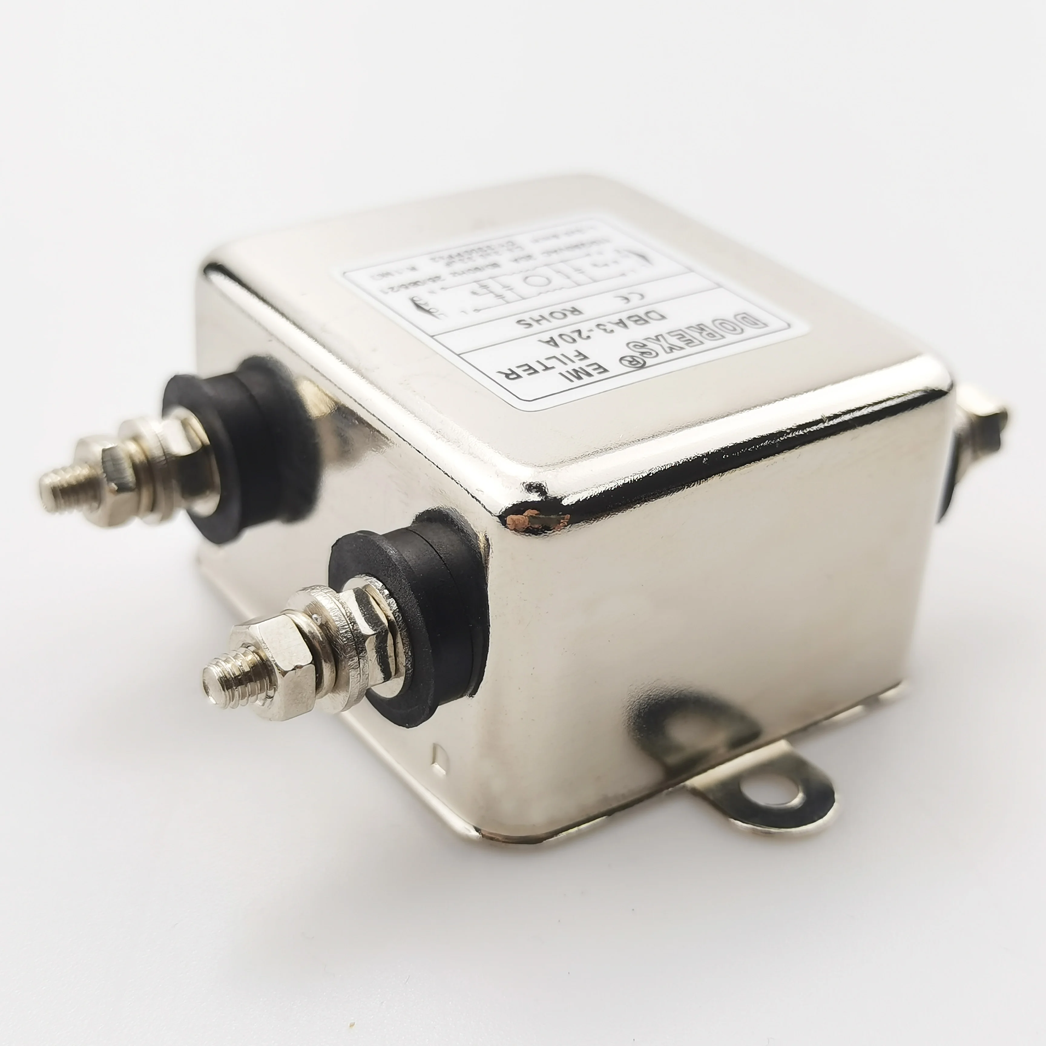 220 V EMI single phase general dba3 series power line noise filter, rated current 1a, 3a, 6a, 10a, 20A