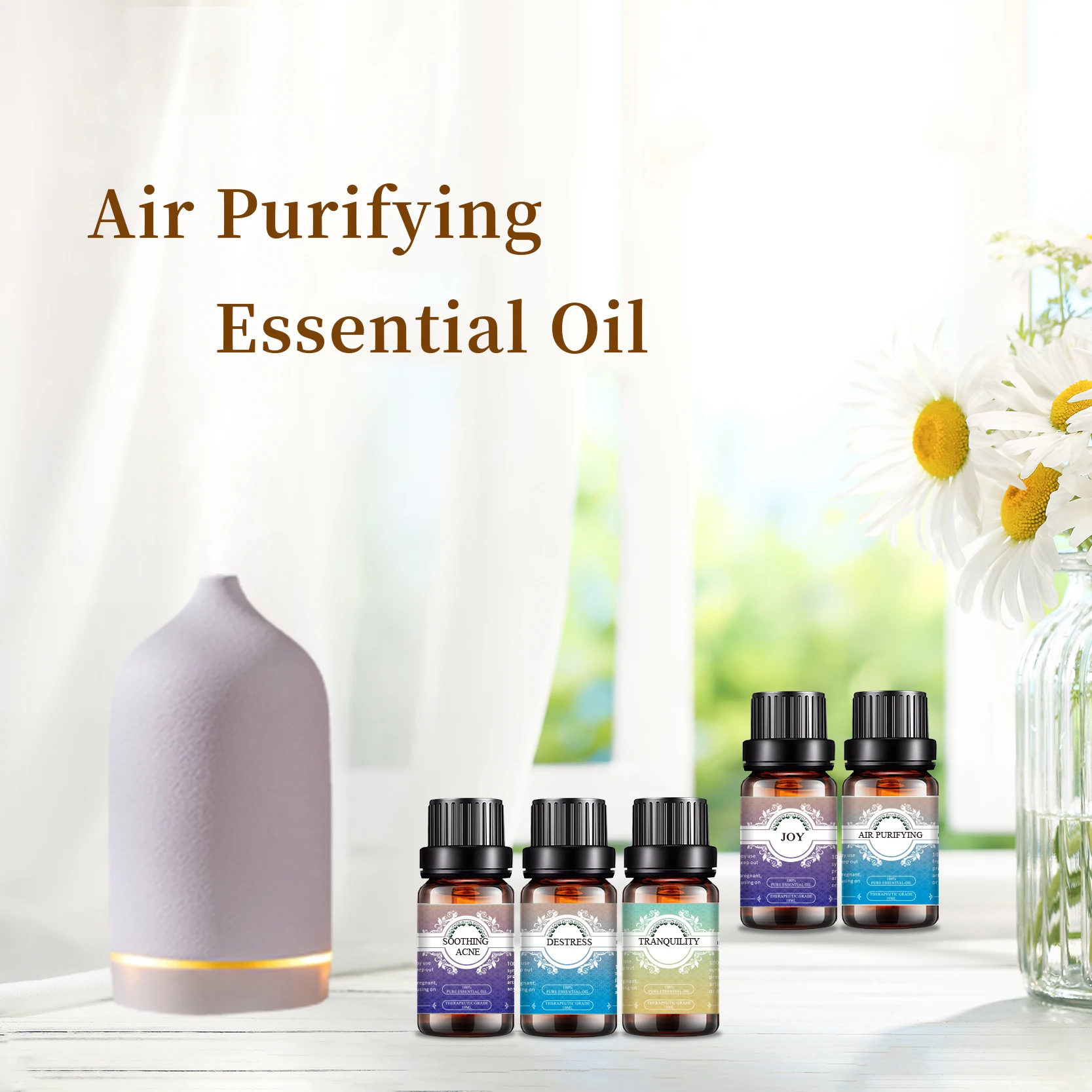 natural spa massage aroma diffuser Tranquility calm aromatherapy blend essential oil roller calming oil for anxiety