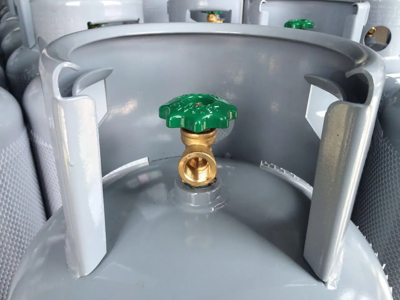 DOT4BW Standard 100 Pounds Propane Gas Tanks Empty Propane Cylinder with Valve