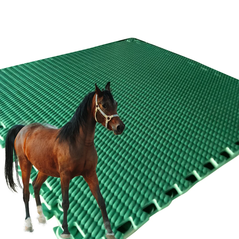 Non-toxic Safe Floor Mats Pet Pony Used Horse Stall Rubber Mat EVA Foam Interlocking Horse Stable Mat