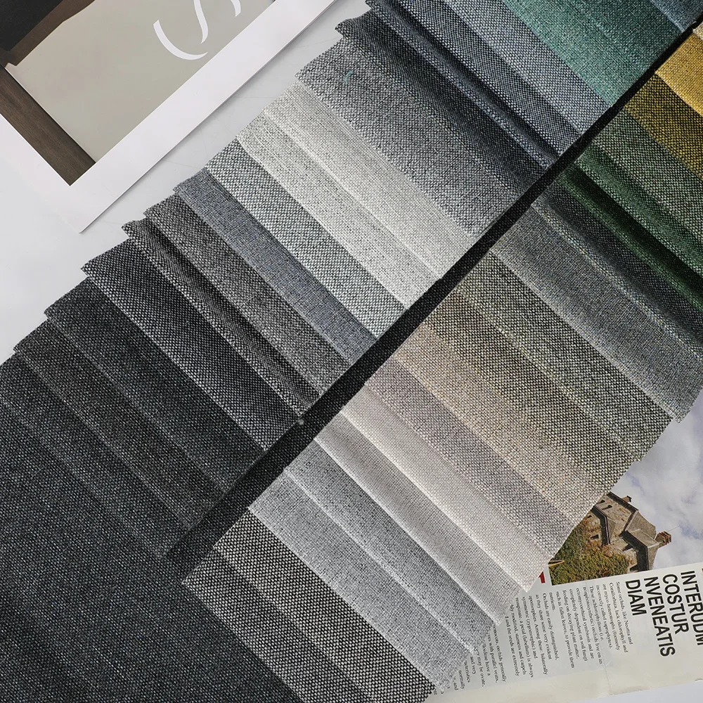 Wholesale 100% Polyester Sofa Fabric Coated Dyed Woven Fabric for Home Decor and Furniture Plain Pattern for Upholstery