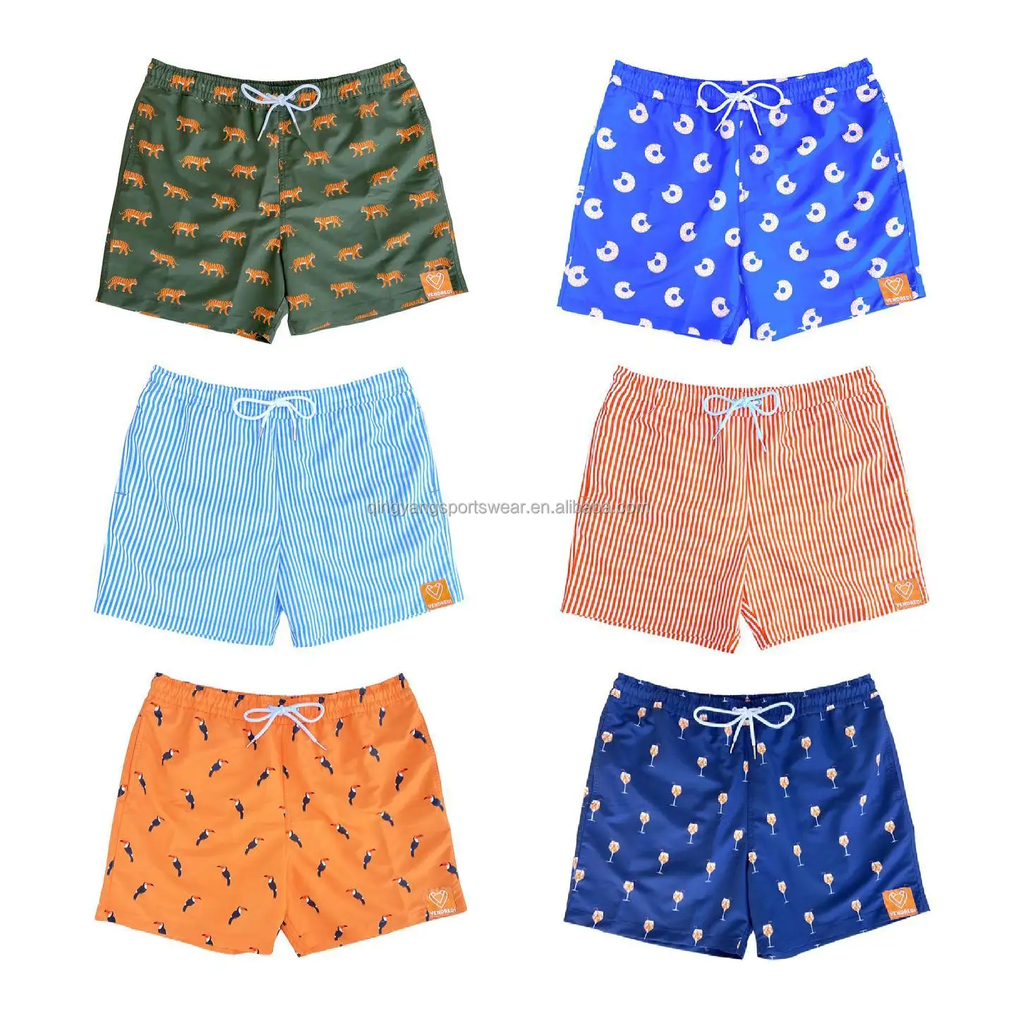 Swimming Boardshorts Swimwear Board Trunk Factory Oem Custom Sublimation Printing for Men Women Sportswear OEM Service Adults