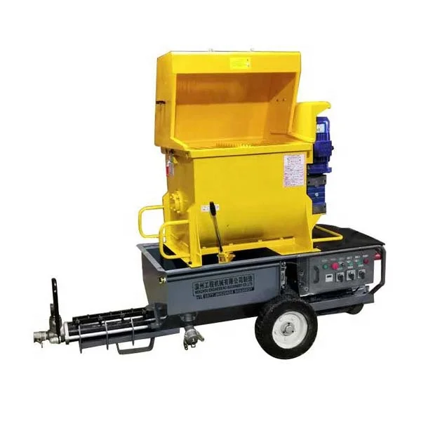 Stable Working Fast Concrete Wall Dry Mixer Wall Mortar cement Sprayer  plaster Machine for construction