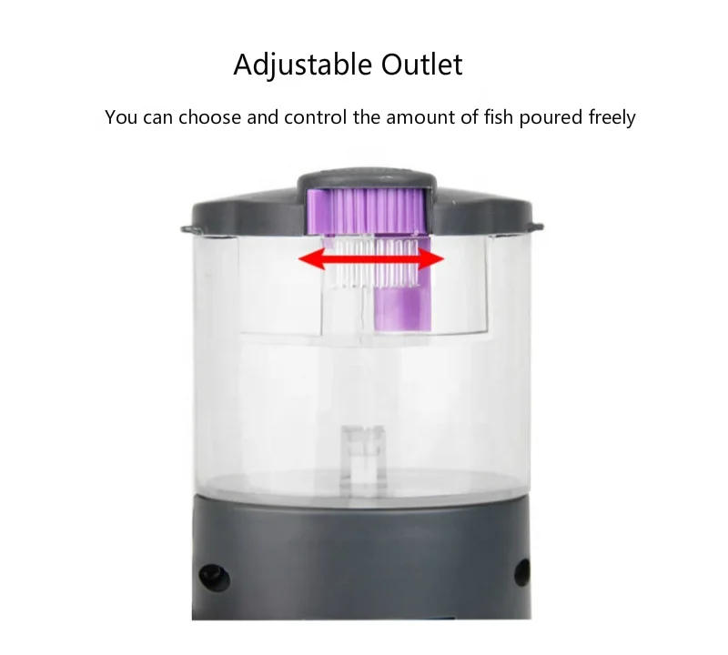 
Automatic fish feeder Aquarium Fish Tank Accessories Plastic Intelligent Automatic Timing Fish Food Feeder 