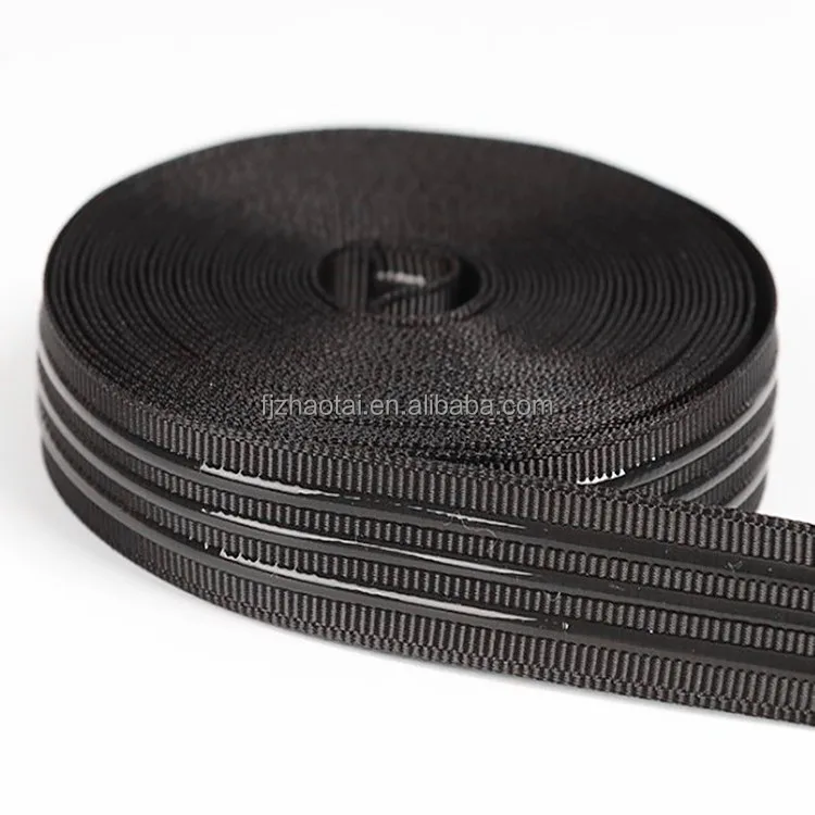 Заводская индивидуальная жаккардовая лента, эластичный пояс, силиконовый Противоскользящий пояс для йоги, эластичная лента с логотипом на заказ