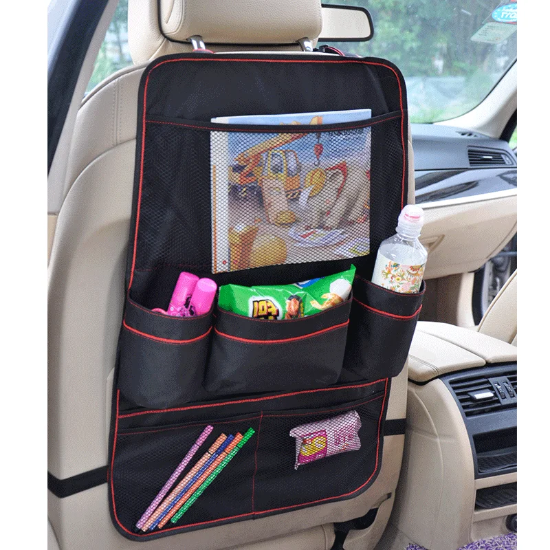 Multi-Pocket Portable Waterproof Car Seat Organizer Backseat