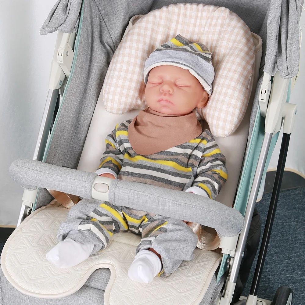 18 inch real looking reborn soft silicone sleeping baby doll for kids