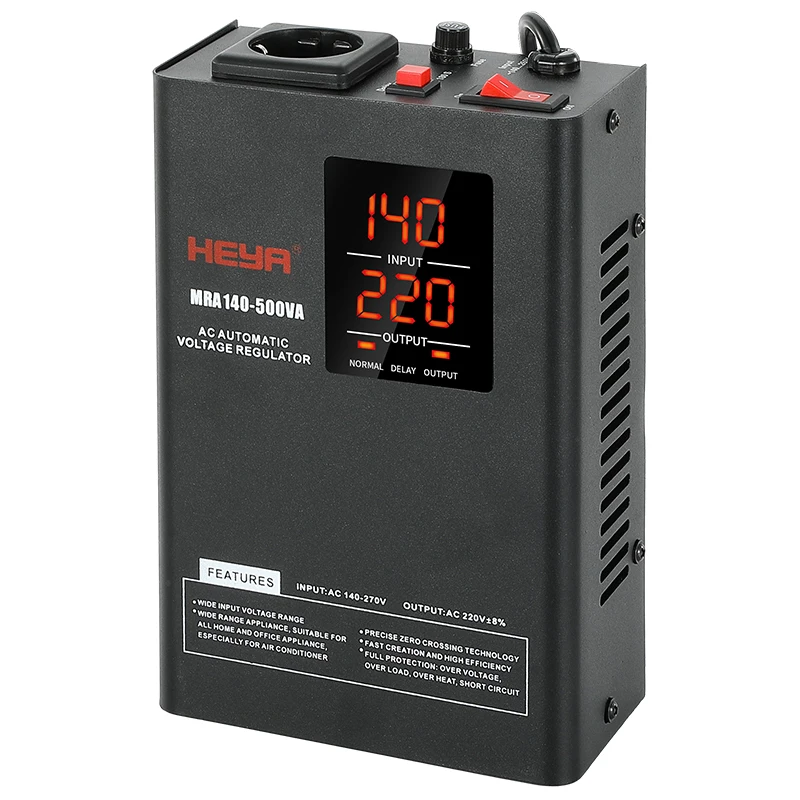 Factory Direct Sale MRA140-1000VA stable wall hanging high-precision LED display voltage regulators/stabilizers