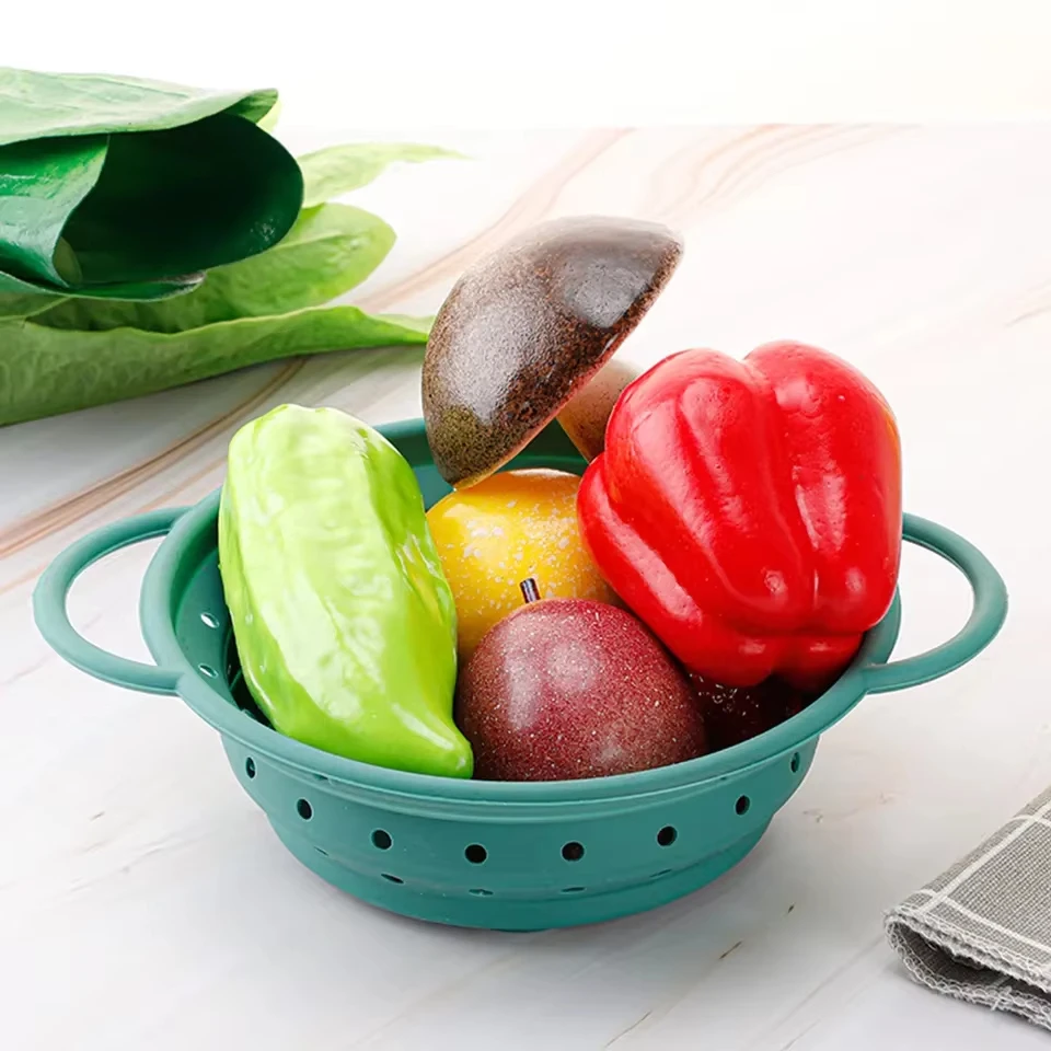 Kitchen Accessories Microwave Oven Basket Steam Tray Of Food Steamer Silicone Vegetable Steamer Cooking