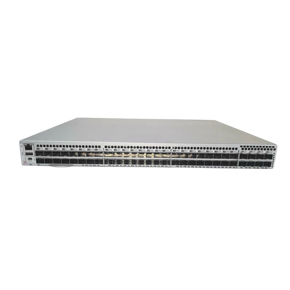 Brocade G720 Network Switch with 56 Activated SFP+ Ports and 64Gb+ 32G-R Enterprise Bundle 24 Fiber Optic Equipment