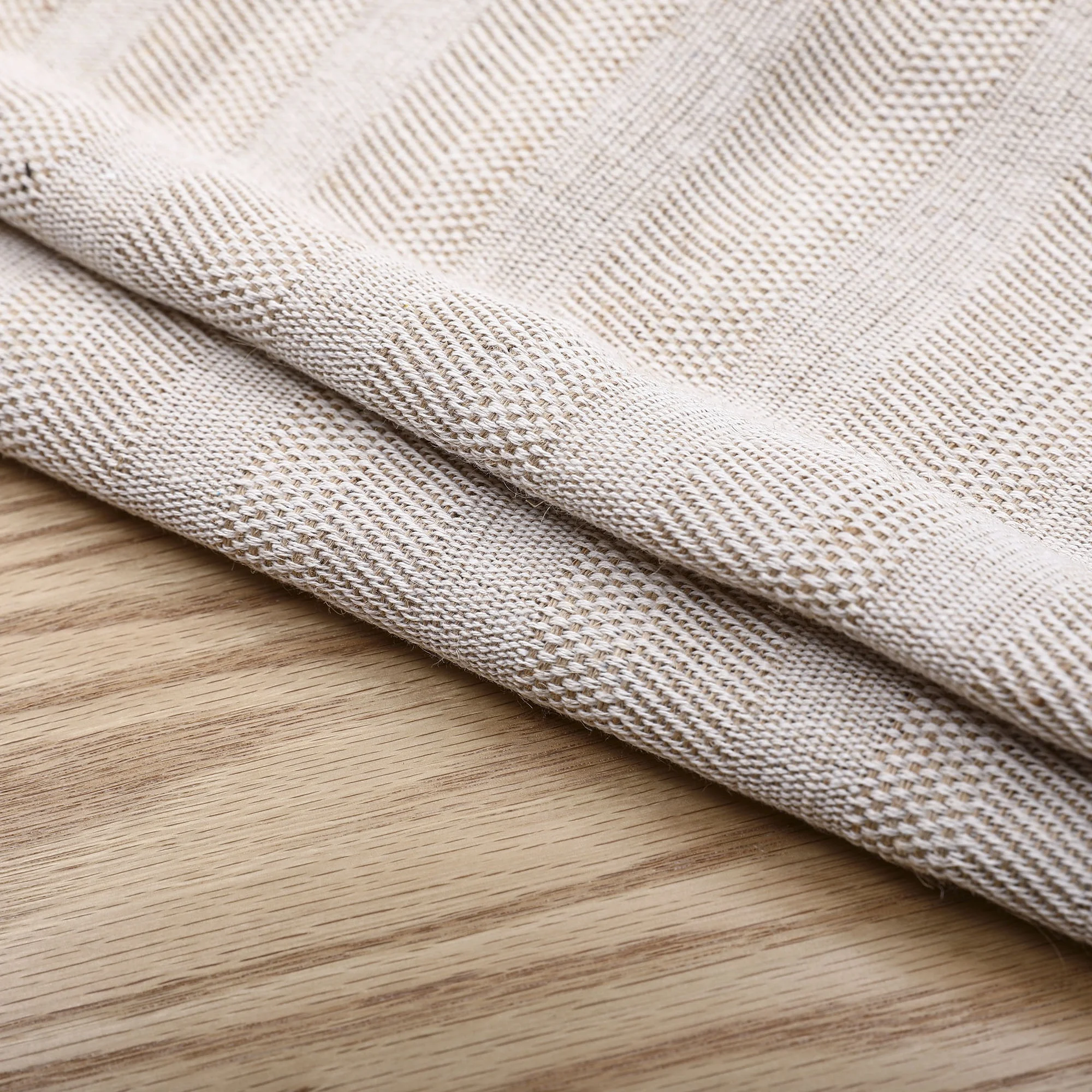 60% Jute 40% Cotton Fabric Cotton Burlap Linen Fiber High Quality Jacquard Weave