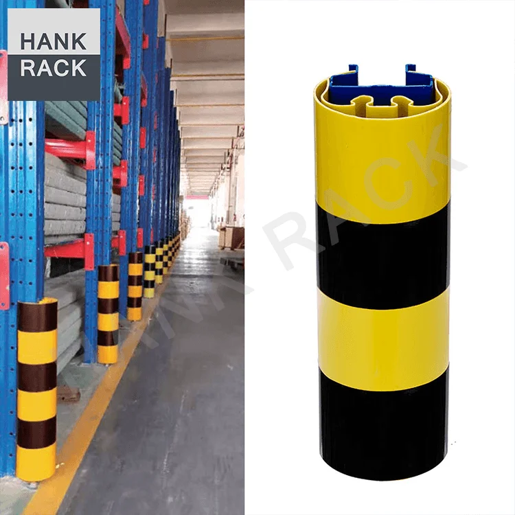 PVC Plastic rack upright protector pillar safety guard warehouse rack column post protector