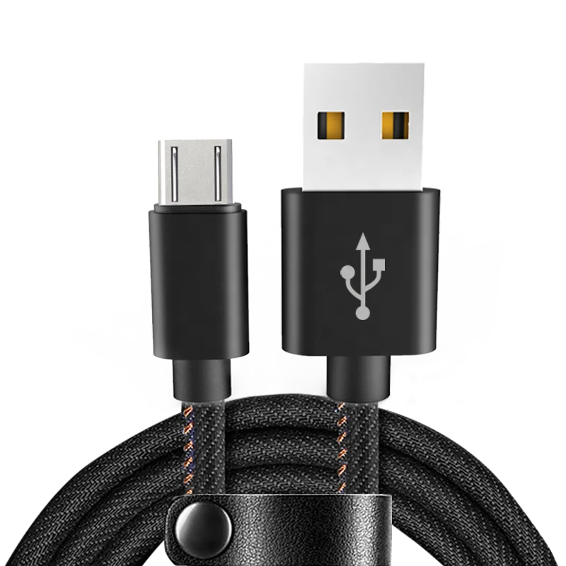 Высококачественный модный джинсовый нейлоновый плетеный 1,5 м Usb-C Дата-кабель для быстрой зарядки