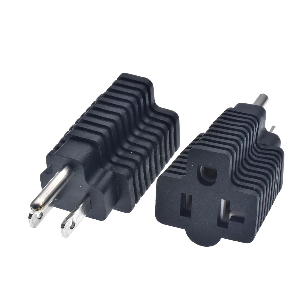 Nema 5-15P to 5-15R+5-20R AC Adapter USA 3Pin Male to Female AC Adapter