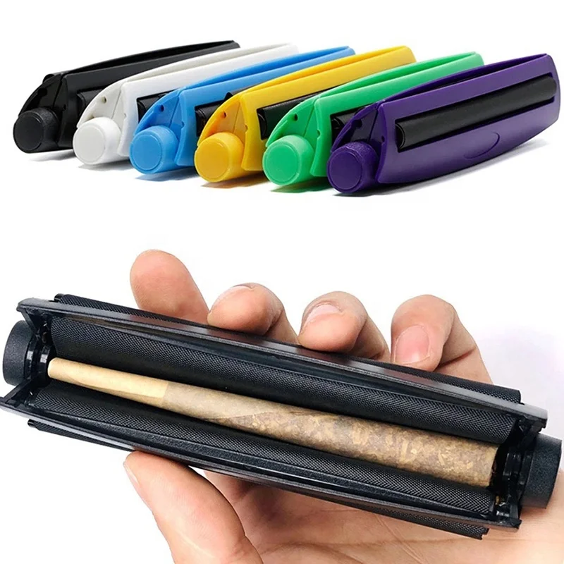 Tapered Plastic Cigarette Device Machine 110mm Manual Cigarette Manual Tobacco Roller Smoking Rolling DIY Cigarette Tools