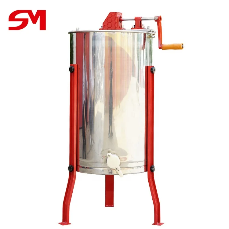 High Efficient Most World Popular Machinery Honey Extractor Direct Drive Motor Handle