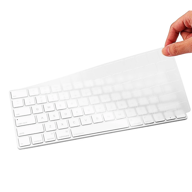 Нано-серебряные Чехлы для клавиатуры из ТПУ ультратонкая Защитная пленка для клавиатуры для MacBook Pro/Air все модели ноутбуков
