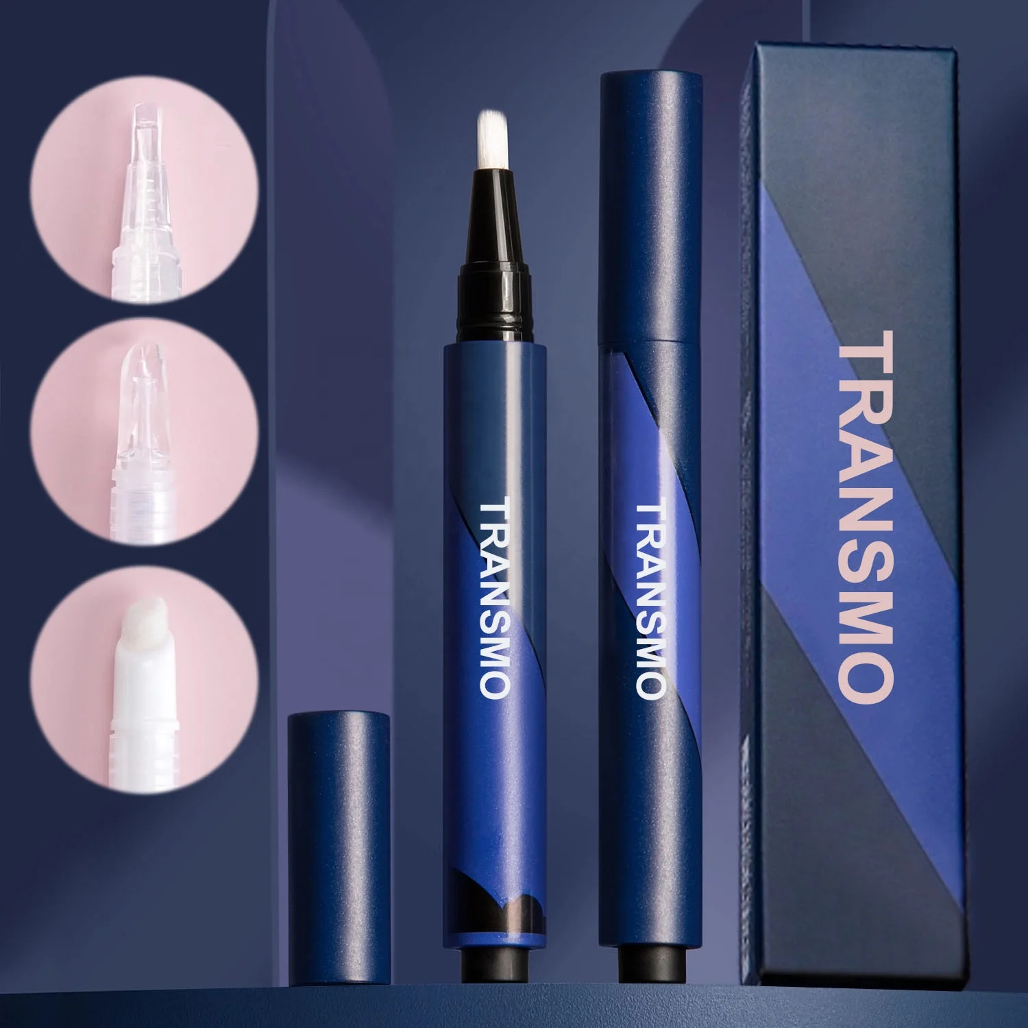 Refillable brush twist pen cosmetic cuticle oil nail polish packages empty gel nail polish custom logo